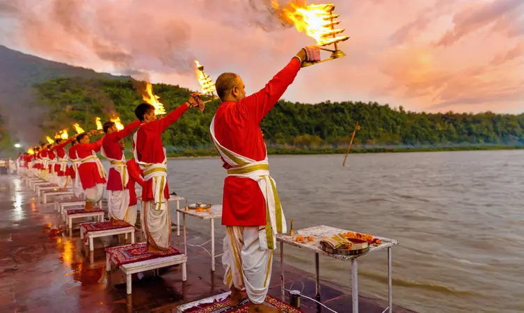 Ganga Arti Triveni ghat